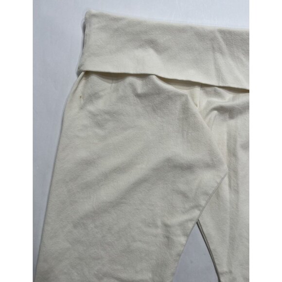 Shadow Hill Foldover Flare Pants in White - Picture 6 of 7
